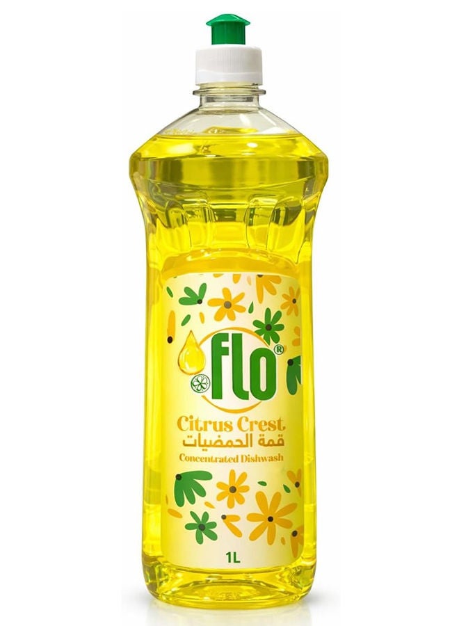 سائل غسيل أطباق مركز برائحة الحمضيات من كريست، 1 لتر